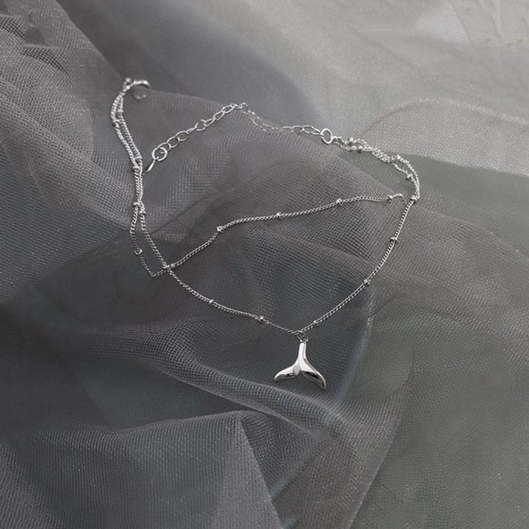 *NEW 925 Sterling Silver Fish Tail Ankle Bracelet - Picture 9 of 11